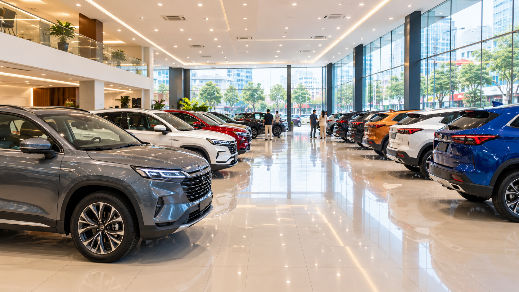 Showroom ô tô đông khách khi doanh số ô tô tháng 9/2026 tăng